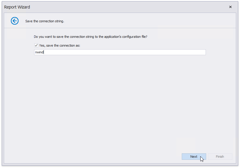 **3.4. Save the connection string**
