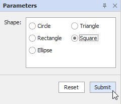 Custom parameter editor