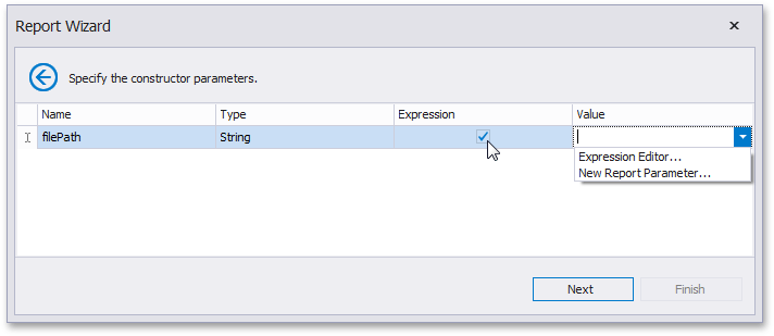 data-access-object-binding-specify-constructor-parameters