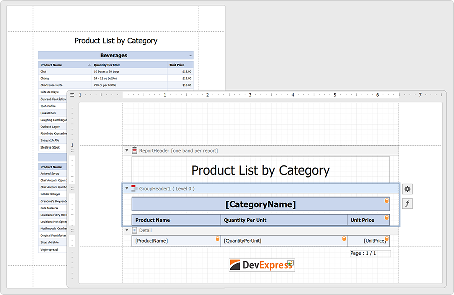 Data Grouping and Sorting - DevExpress Reports