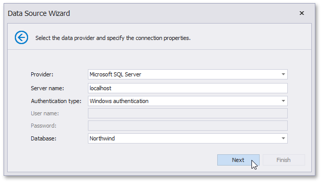MS SQL Server COnnection Properties