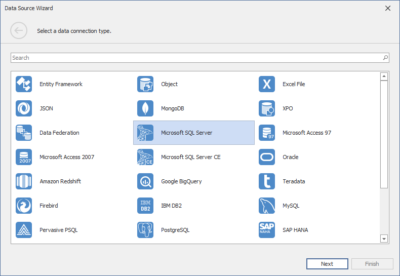 WinForms Data Source Wizard