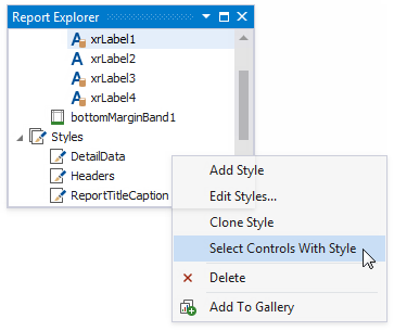 design-time-report-explorer-style-select-controls