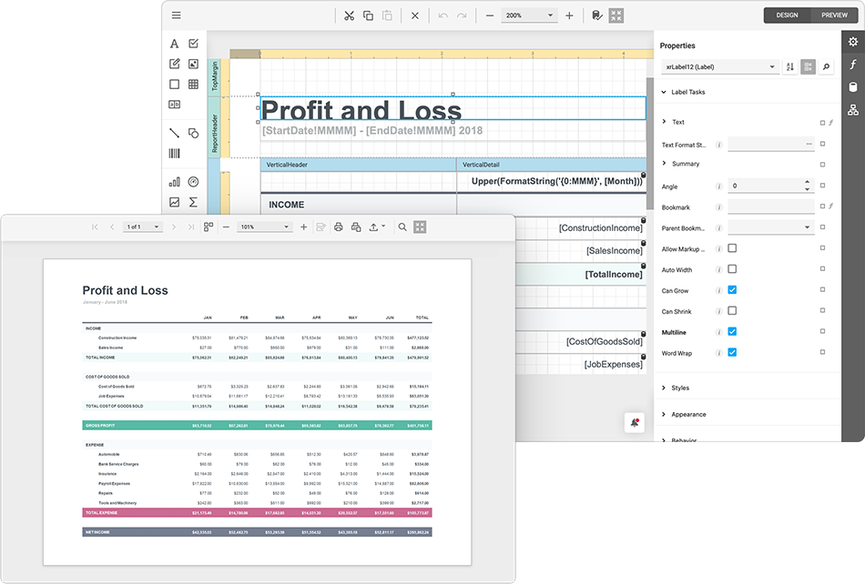 DevExpress Reports for .NET