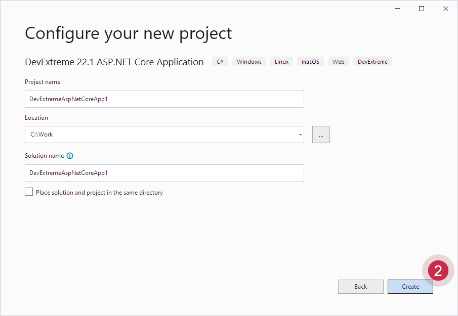 Configure New DevExtreme Project