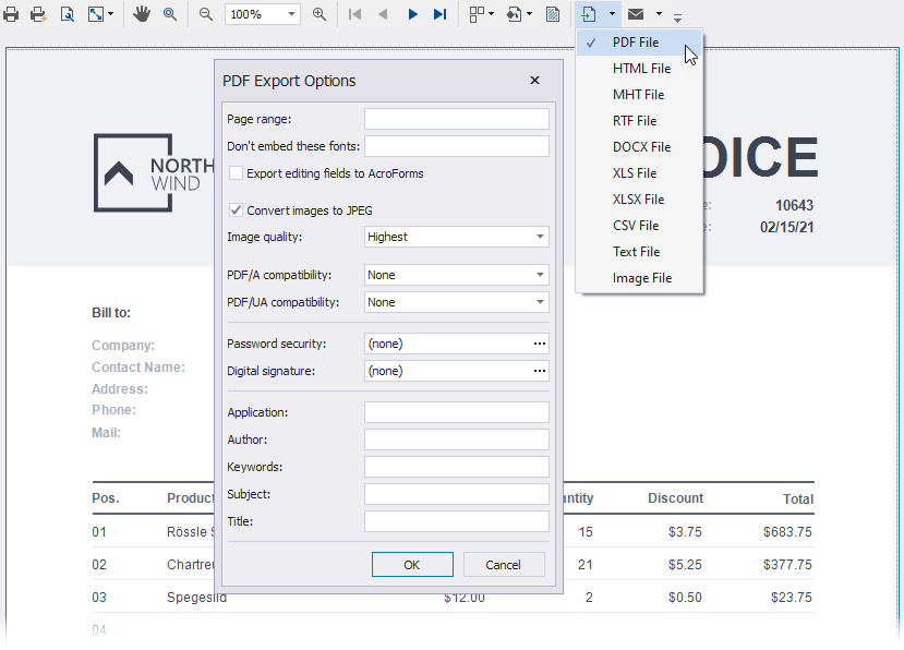 export to pdf on tagnotate