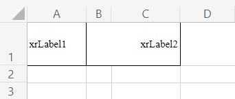 Exported Excel file