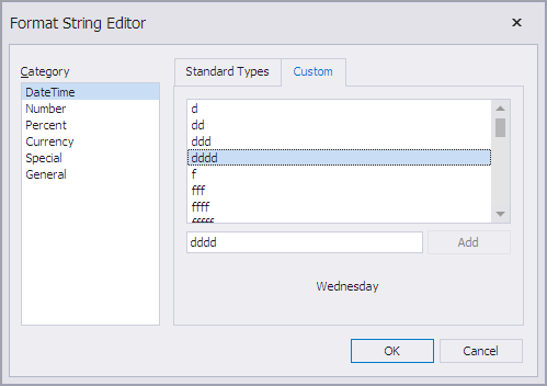 Set Format String