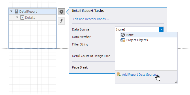 Bind a Report to Multiple Data Sources - Specify the First Data Source