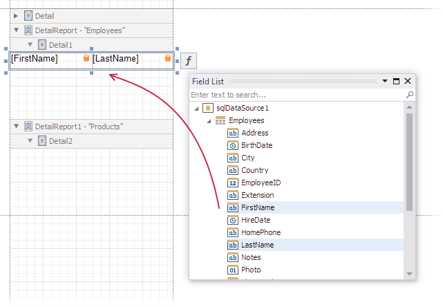 Multiple Data Tables - Add FirstName and LastName Fields