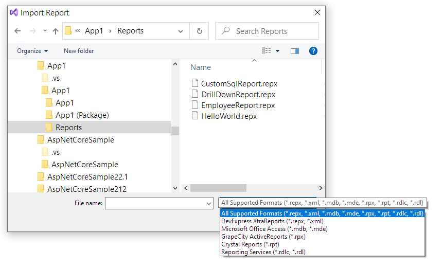 import-dialog-visual-studio