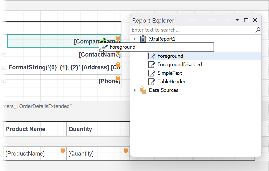 Create an Invoice | Reporting | DevExpress Documentation