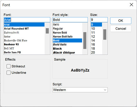 invoice-label-set-font