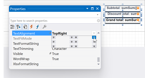 invoice-labels-align-text