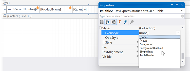 invoice-report-table-even-style