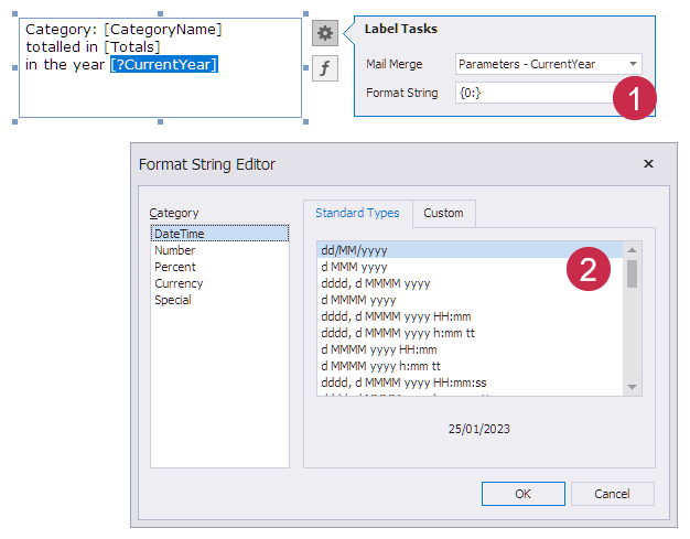 Use Embedded Fields Mail Merge Reporting Devexpress