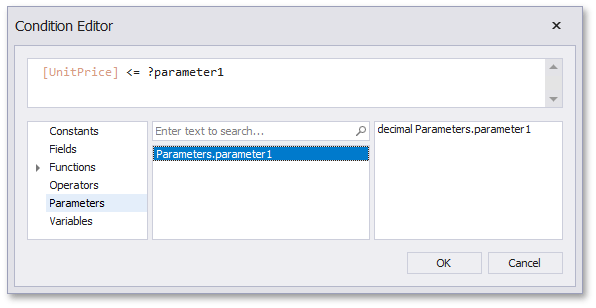 parameters-formatting-rule-condition