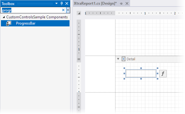 Progress Bar Control in the Toolbox