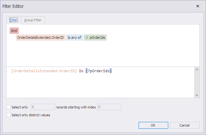 Use Query Parameters | Reporting | DevExpress Documentation