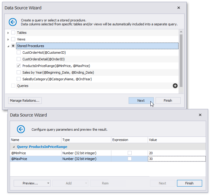 QueryParameters_StoredProcedure