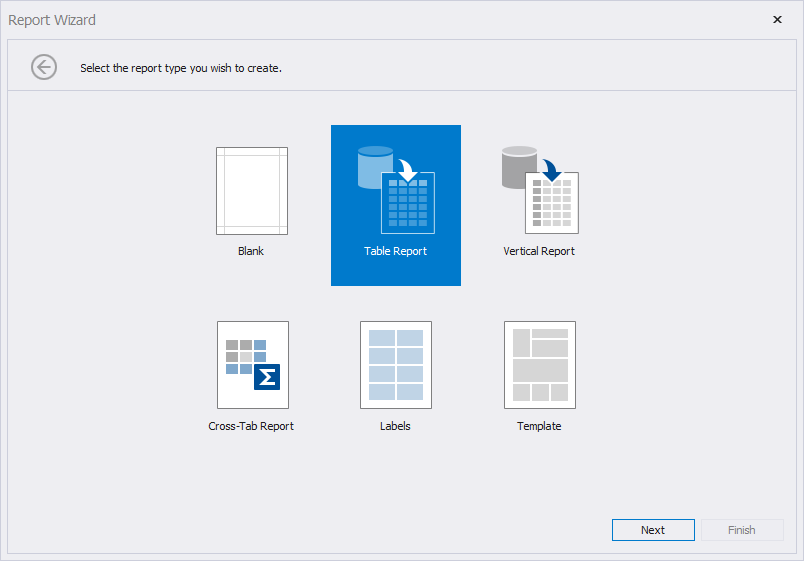 Report Designer for Rider Report Wizard