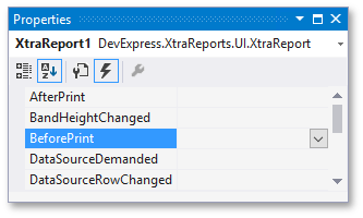 report-before-print-script-event-property-grid-visual-studio