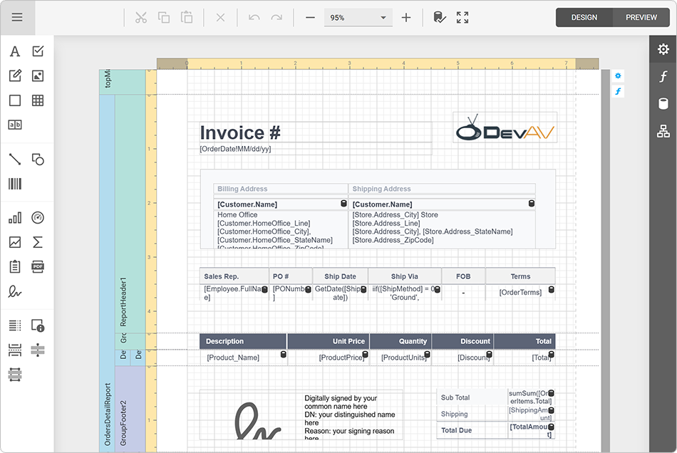 Report Controls and UI Elements - DevExpress Reports