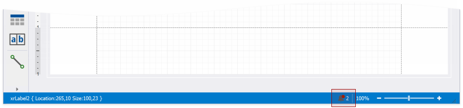 Invoke the analyzer using the bell icon