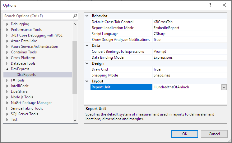 report-designer-options-dialog