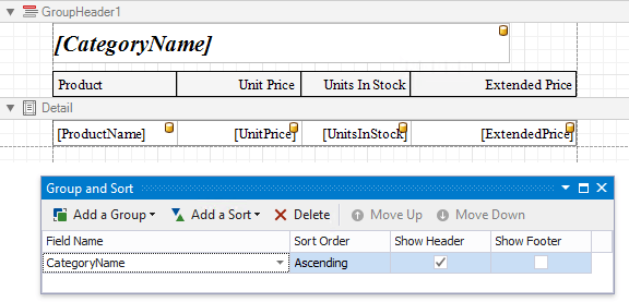 report-multiple-summaries-initial-layout