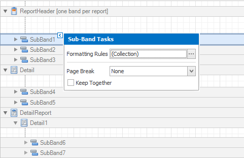 report-sub-band-variety-end-user-designer
