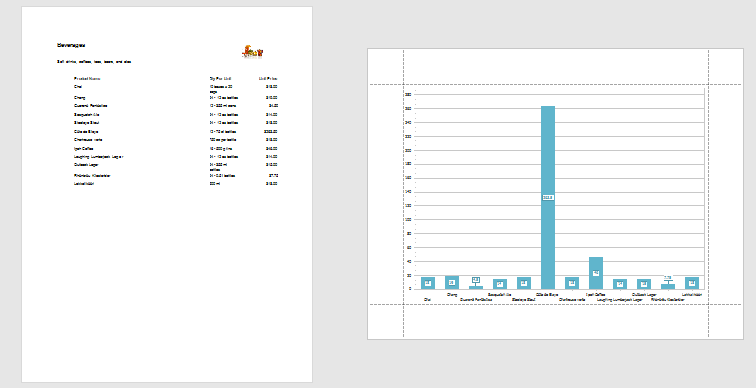 Report with Subreport Containing Chart at Runtime