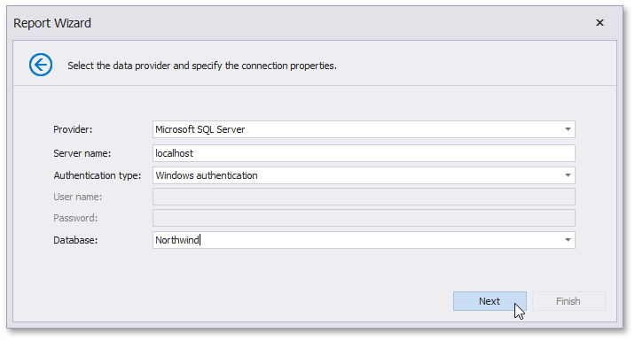 report-wizard-database-sql-server