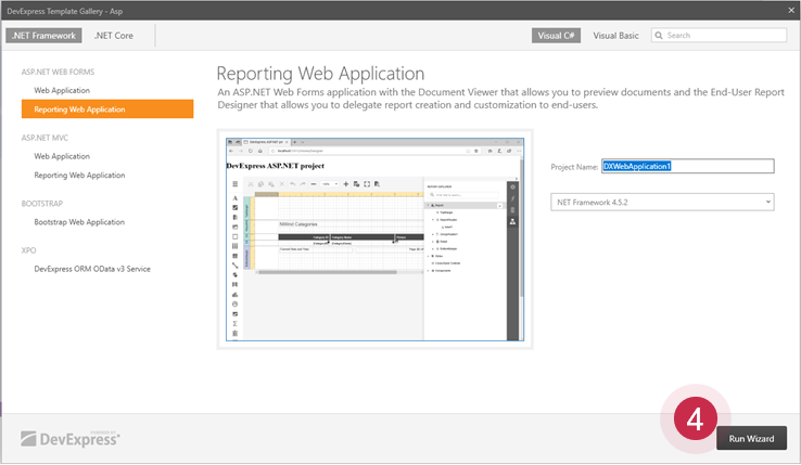 reporting-webforms-template-gallery-run-wizard