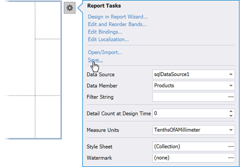 save-report-defintion-visual-studio-design-time