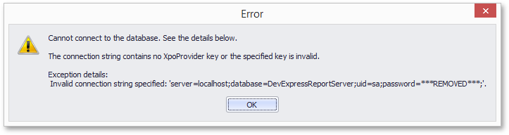 security-invalid-connection-string-error-message