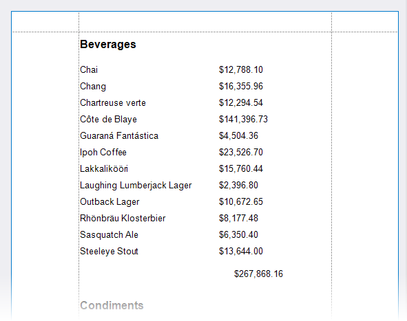 Simple Summary Report in Viewer