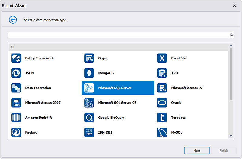 Supported Databases and Data Providers - DevExpress Reports