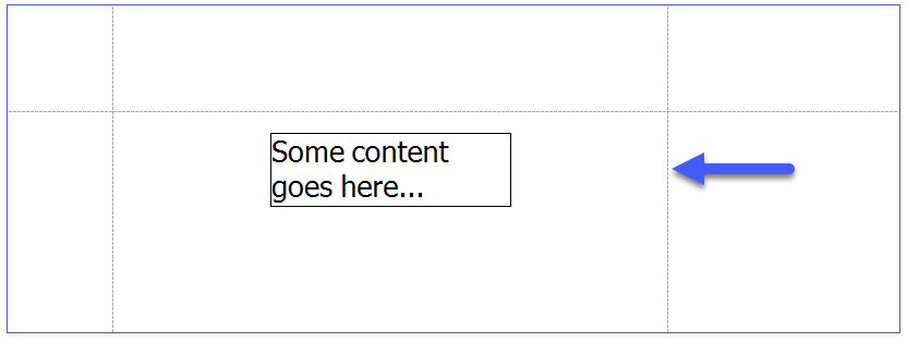 **Print Preview**. The value of the **SyncWithReportPageSettings** property is **Auto**. Since the label's **AnchorHorizontal** property is enabled, the settings are synchronized. When the right margin is moved to the left, the label's size changes to preserve the distance between the control's right edge and the report's right border.