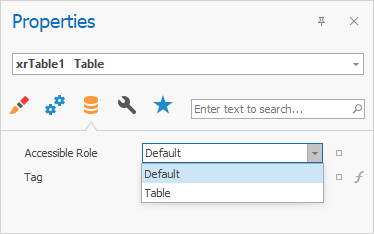 Set AccessibleRole in Property Grid