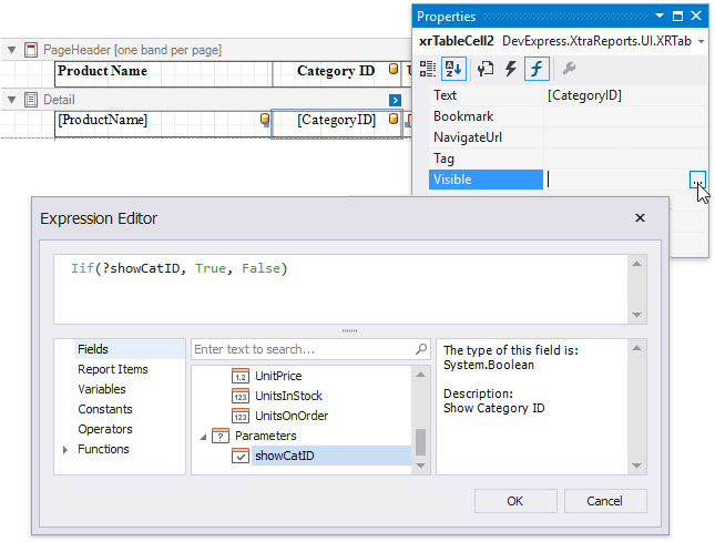table-hide-cell-using-visible-expression