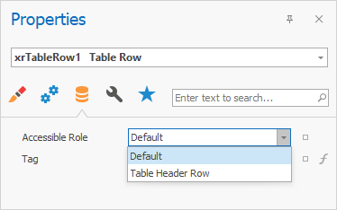 Set AccessibleRole in Property Grid