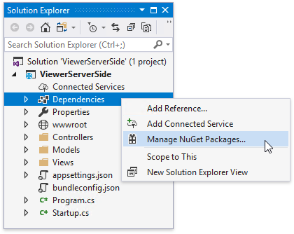 Install NuGet Packages