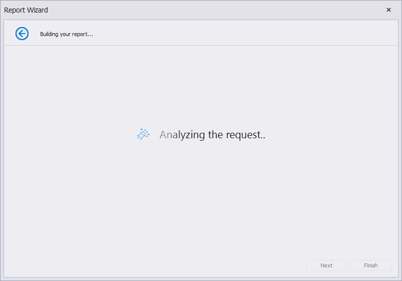 AI Prompt-to-Report analyzes prompt and builds report