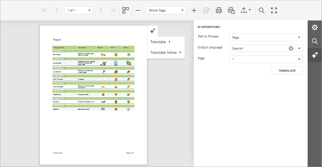 Web Document Viewer -- AI-powered Translation Functionality