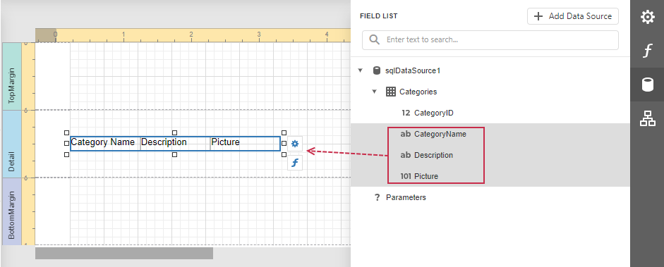 web-designer-field-list-drop-field-headers