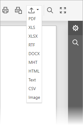 ingeniør klient Retningslinier Print and Export in Vue Application | Reporting | DevExpress Documentation