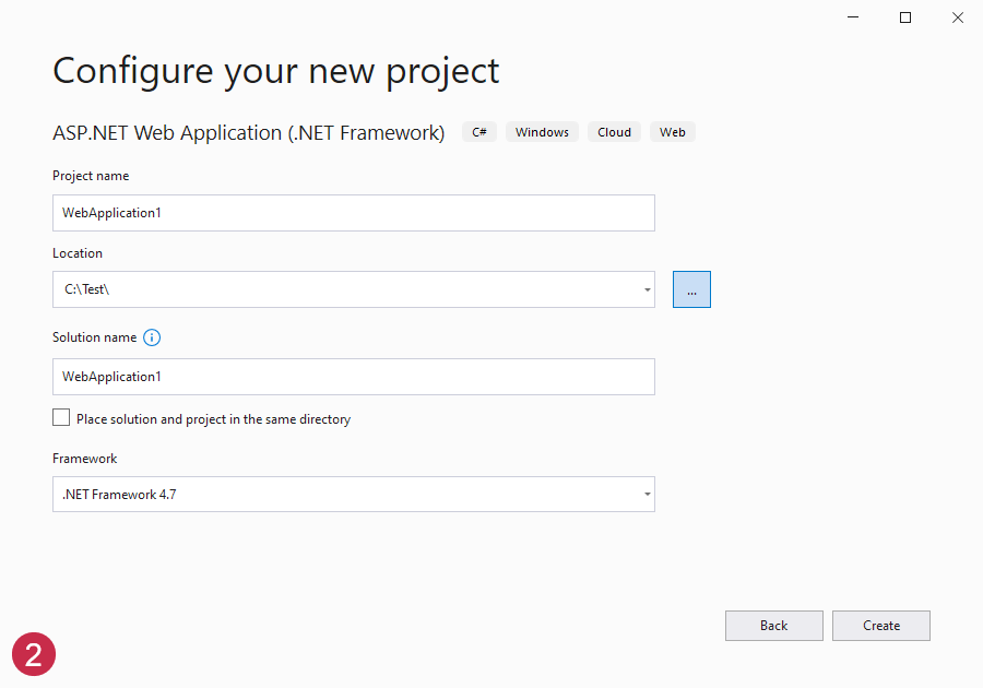 Configure New Project