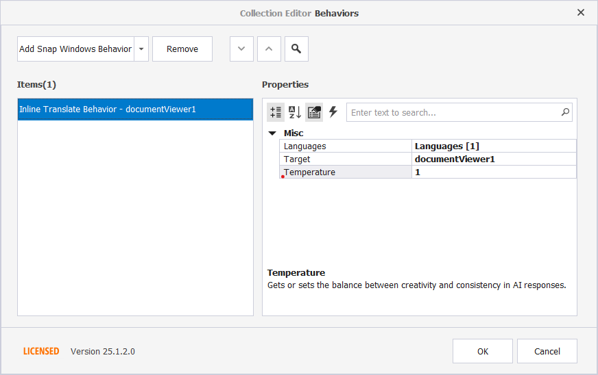 Translate Inline behavior