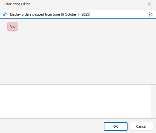 Prompt to Expression - WinForms Filter Editor, DevExpress Reports